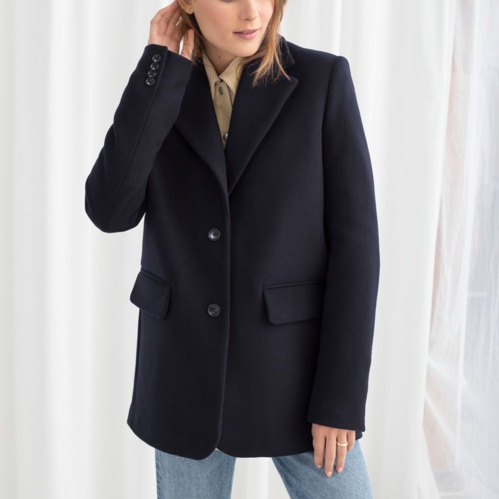 ISO &Other Stories Oversized Wool Blazer 10-12